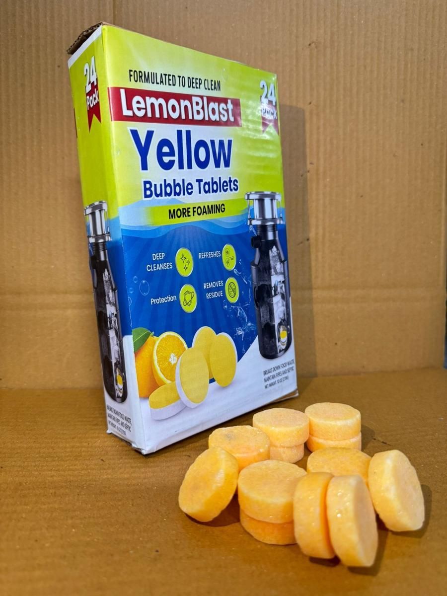 Yellow Bubble Tablets (24pc)